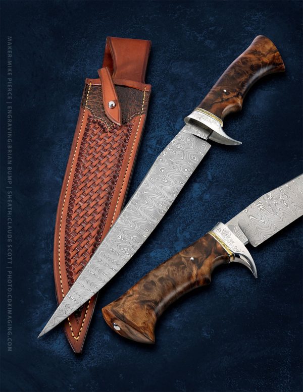 Western Bowie by Mike Pierce – Bowie Knives – American Bladesmith Society